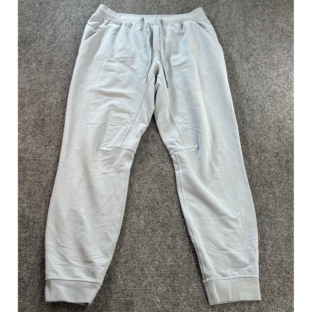 Lululemon City Sweat Jogger Men Large Light Blue Tapered Activewear LM5A38S